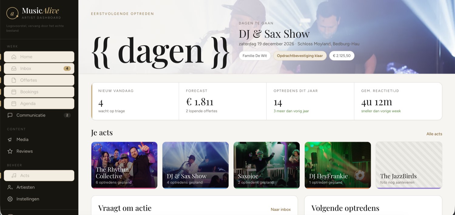 Musicalive website